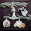 Noble Gems™ Glass Wedding Boxed Ornaments, 4-Piece Box Set