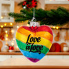 Noble Gems™ Pride Rainbow Glass Ornament