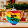 Noble Gems™ Pride Rainbow Glass Ornament