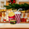 Noble Gems Glass Fast Food Combo Ornament