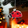 Noble Gems™ Glass Ladybug Ornament