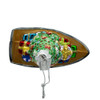 Noble Gems™ Boat With Christmas Tree Glass Ornament