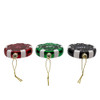 Noble Gems™ Glass Casino Chips Ornaments, 3-Piece Set