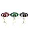 Noble Gems™ Glass Casino Chips Ornaments, 3-Piece Set