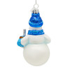 Noble Gems™ Glass Hanukkah Snowman Ornament