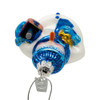 Noble Gems™ Glass Hanukkah Snowman Ornament