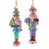 Noble Gems™ Glass Nutcracker With Cookie & Lollipop Ornaments, 2 Assorted