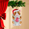 Noble Gems™ Glass Hamster With Gumdrop Ornament