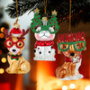 Noble Gems™ Glass Christmas Dog Ornaments, 3 Assorted