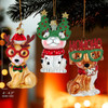Noble Gems™ Glass Christmas Dog Ornaments, 3 Assorted