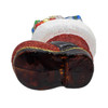 Noble Gems™ Glass Santa's Boot With Presents Ornament