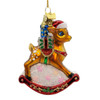 Noble Gems™ Glass Christmas Rocking Deer Ornament