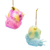 Noble Gems™ Glass Pink & Blue Snail Ornaments, 2 Assorted
