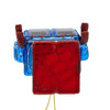 Noble Gems™ Glass Vintage Robot Ornament