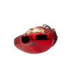 Noble Gems™ Glass Queen Of Hearts Head Ornament