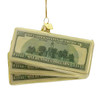 Noble Gems™ Glass $100 Bill Ornament