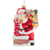 Noble Gems™ Glass Santa With Chimney Ornament With Swarovski® Elements
