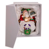 Noble Gems™ Glass Santa With Chair With Swarovski® Elements