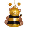 Noble Gems™ Glass Bee Bear Ornament
