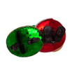 Noble Gems™ Glass Santa and Mrs. Claus Kiss Ornament
