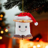 Noble Gems™ Glass S'mores With Santa Hat Ornament