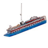 Noble Gems™ Glass Cruise Ship Ornament