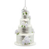 Noble Gems™ Glass Four Tier Wedding Cake Ornament