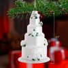 Noble Gems™ Glass Four Tier Wedding Cake Ornament