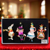 Noble Gems™ Glass Wonderland Ornament Set, 4-Piece Box