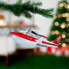 Noble Gems™ Glass Christmas Sea Plane Ornament