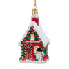 Noble Gems™ Glass Gingerbread House Ornament