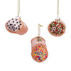 Noble Gems™ Glass Cannoli Ornaments, 3-Piece Box