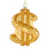 Noble Gems™ Glass Gold Dollar Sign Ornament