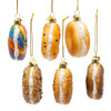Noble Gems™ Glass Bagel Ornaments, 6-Piece Set