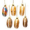 Noble Gems™ Glass Bagel Ornaments, 6-Piece Set