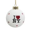 I Love NY® Glass Ball Ornament
