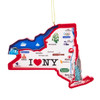 I Love NY® Map Ornament