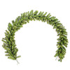 9' Pre-Lit Clear Incandescent Charleston Garland