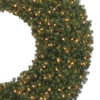 72" Pre-Lit Warm White LED Commercial Wreath