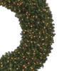 84“ Pre-Lit Warm White LED Commercial Wreath