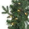 24" Pre-Lit Clear Incandescent Jackson Pine Wreath