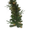 9' Pre-Lit Clear Incandescent Sierra Green Garland