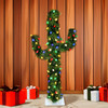 4' Pre-Lit Multicolor C7 LED Cactus