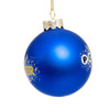 Powerball® 80MM Glass Blue and Gold Ornament