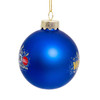 Powerball® 80MM Glass Blue and Gold Ornament