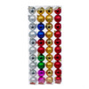 60MM Shatterproof Shiny and Matte Ball Ornaments, 24-Box PDQ