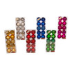 50MM Shatterproof Multicolored Ball Ornaments, 6 Assorted