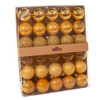 60MM Shatterproof Gold Ball Ornaments, 30-Piece Box