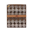 60MM Shatterproof Silver Ball Ornaments, 30-Piece Box