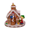5.5“ Peanuts© Battery-Operated LED Gingerbread House